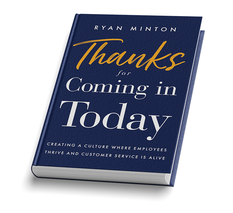 Thanks for Coming in Today Book Cover